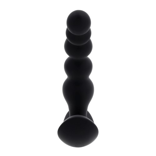 Evolved Bead Me Up Curved Anal Vibrator with Remote for Excitement