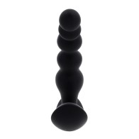 Evolved Bead Me Up Curved Anal Vibrator with Remote for Excitement