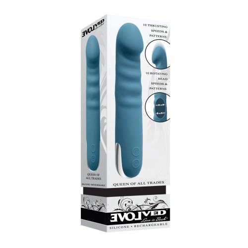 Evolved Queen of All Trades Thrusting Vibrator for Maximum Pleasure