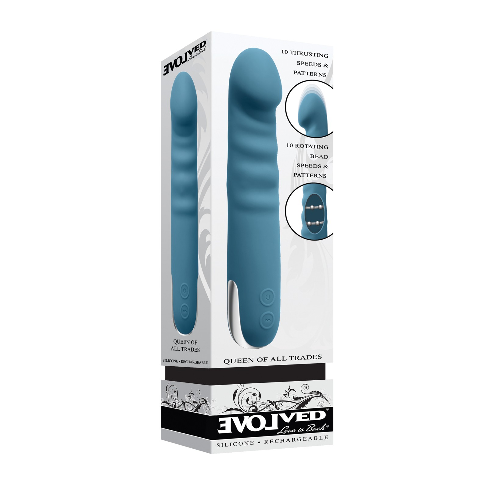 Evolved Vibrador Multifuncional con Movimiento y Rotación para Placer Máximo