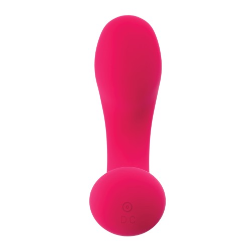 Gender X All About the Bass Curved Stimulator Remote Pink