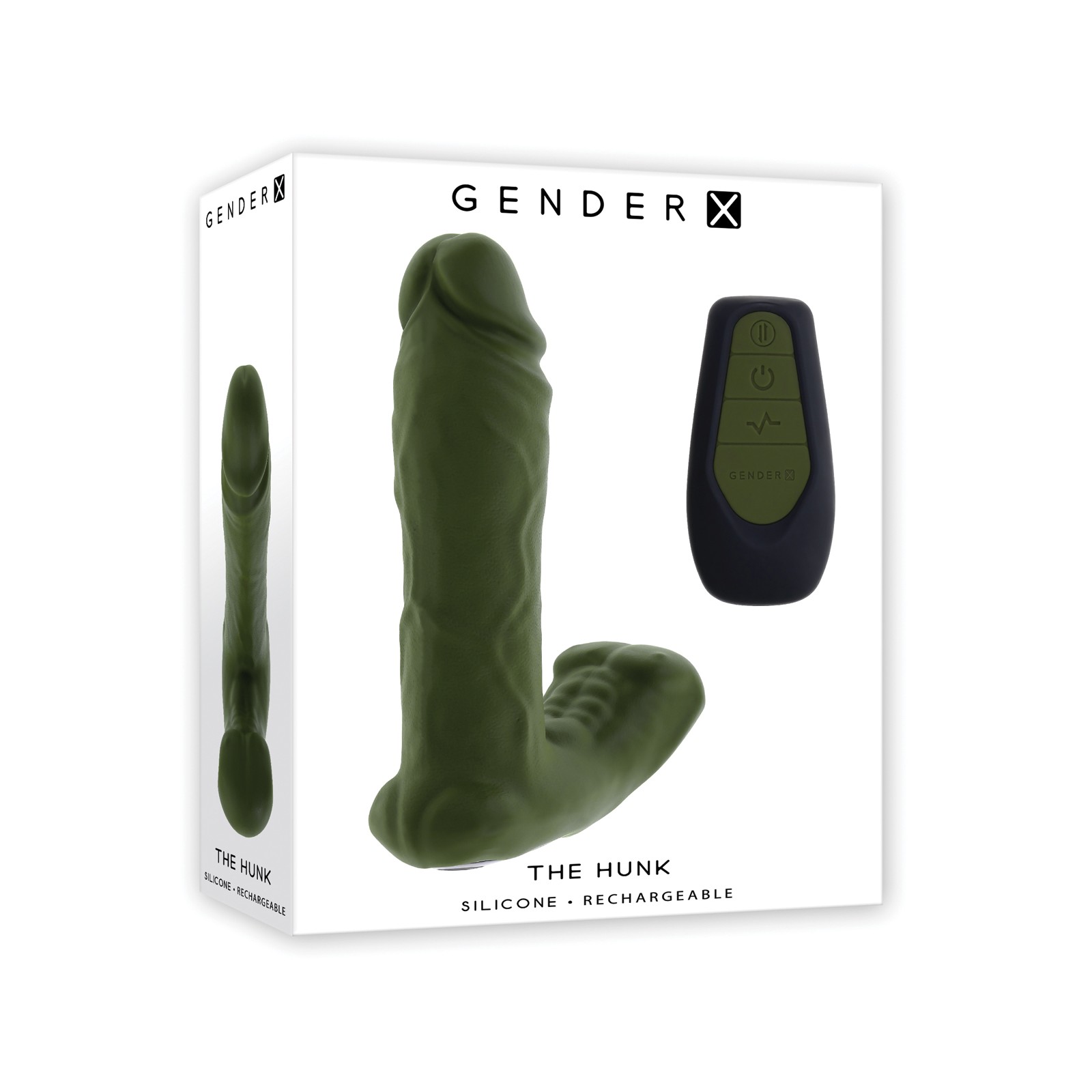 Gender X Hunk Dual Anal Vibrator Remote Green