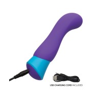 Masajeador Curvado Rave G-Vibe Púrpura Azul