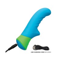 Rave Ridged-G Massager with Rippled Shaft