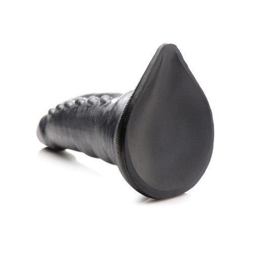 Beastly Tapered Bumpy Silicone Dildo for Fantasy Play