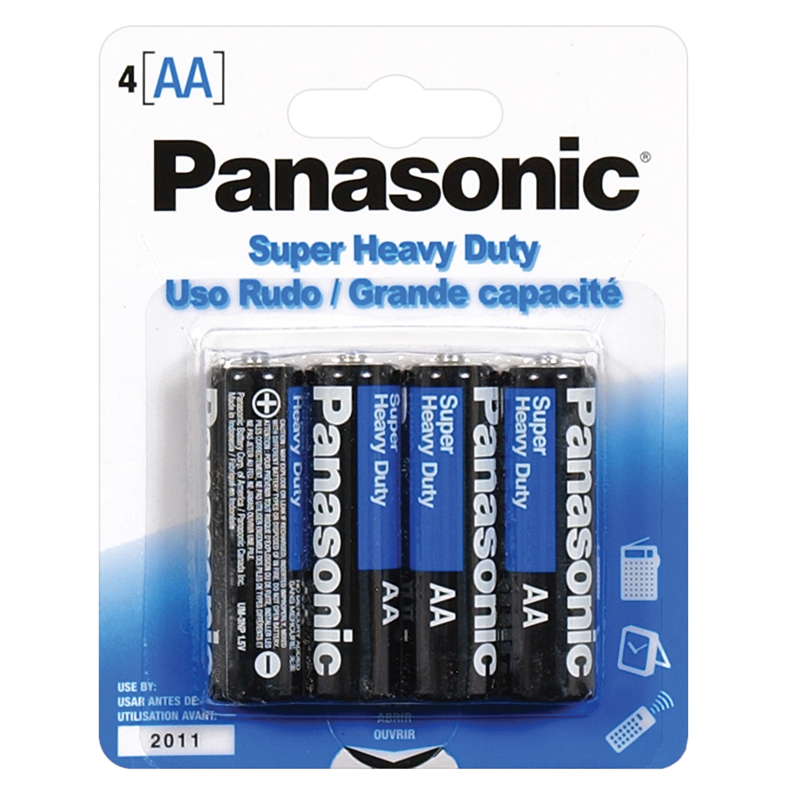 Baterías Panasonic Super Heavy Duty AA Pack de 4