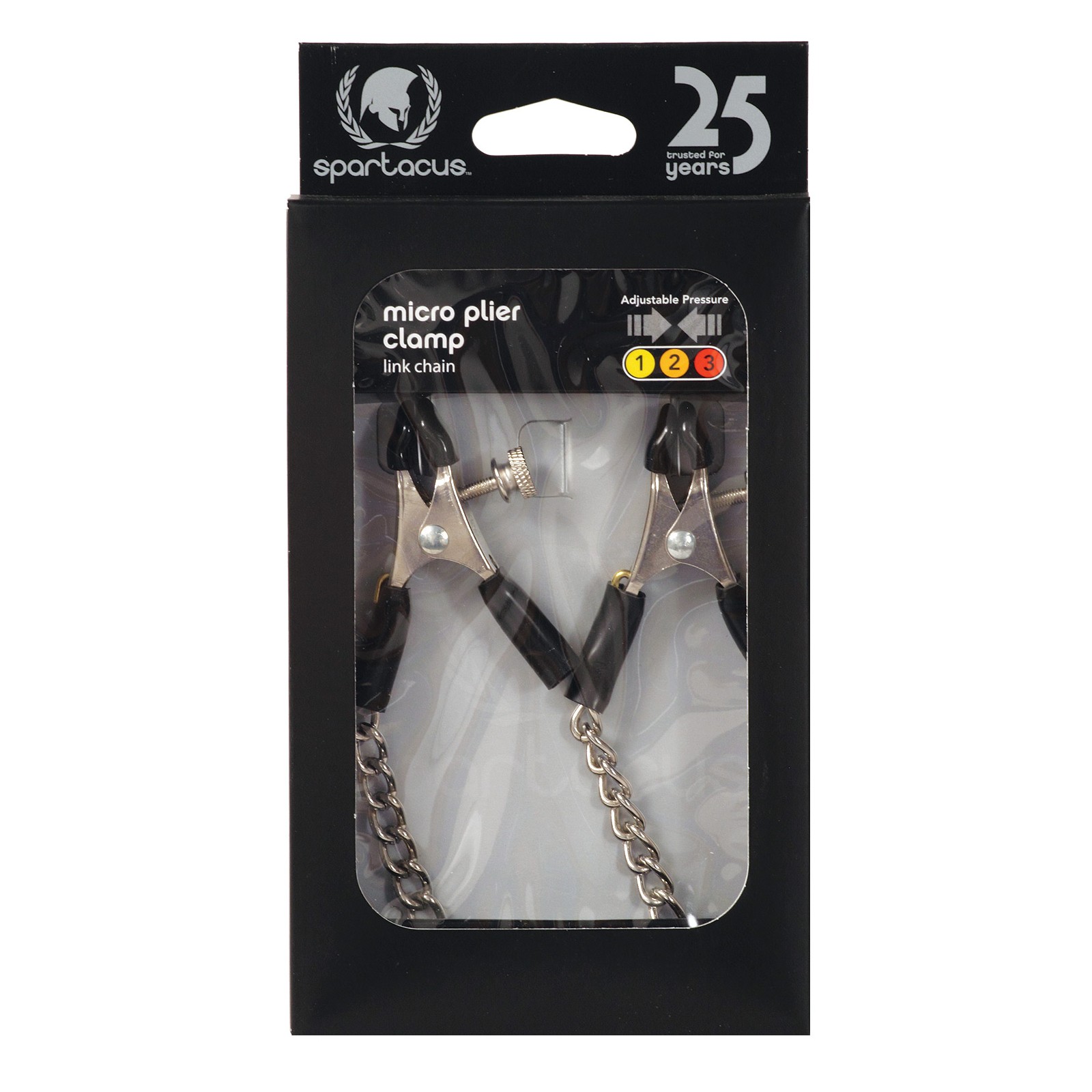 Spartacus Adjustable Nipple Clamps with Chain