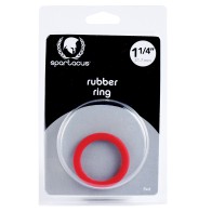 Spartacus Rubber Cock Ring - Red