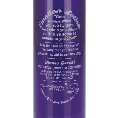 Emotion Lotion - Blueberry Flavored Massage Oil