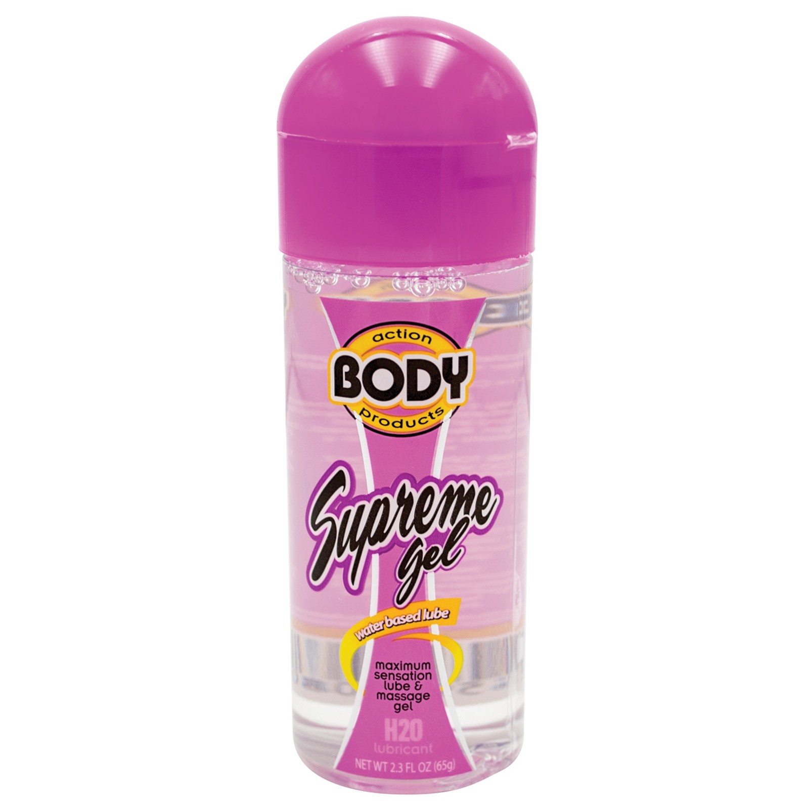 Gel a base de agua Body Action Supreme - 2.3 oz