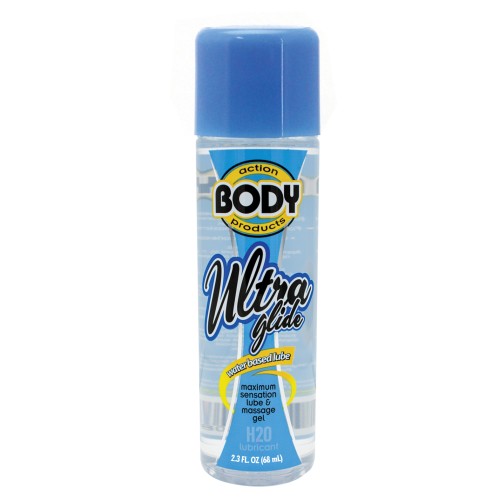 Lubricante a Base de Agua Body Action Ultra Glide - 2.3 oz