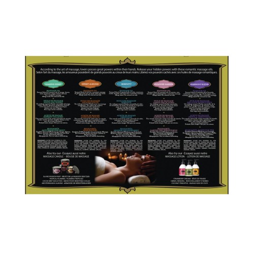 Kama Sutra Massage Tranquility Kit with Exotic Scents