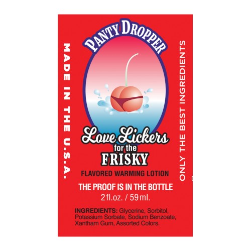 Love Lickers Edible Warming Oils - Panty Dropper Cherry