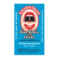 Edible Warming Oil Love Lickers - Raspberry Flavor