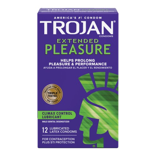 Trojan Extended Pleasure Condoms for Longer Lasting Intimacy