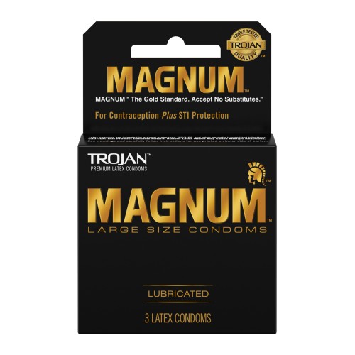 Condones Trojan Magnum Caja de 3