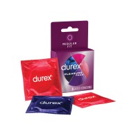 Paquete de Condones Durex Pleasure - Caja de 3