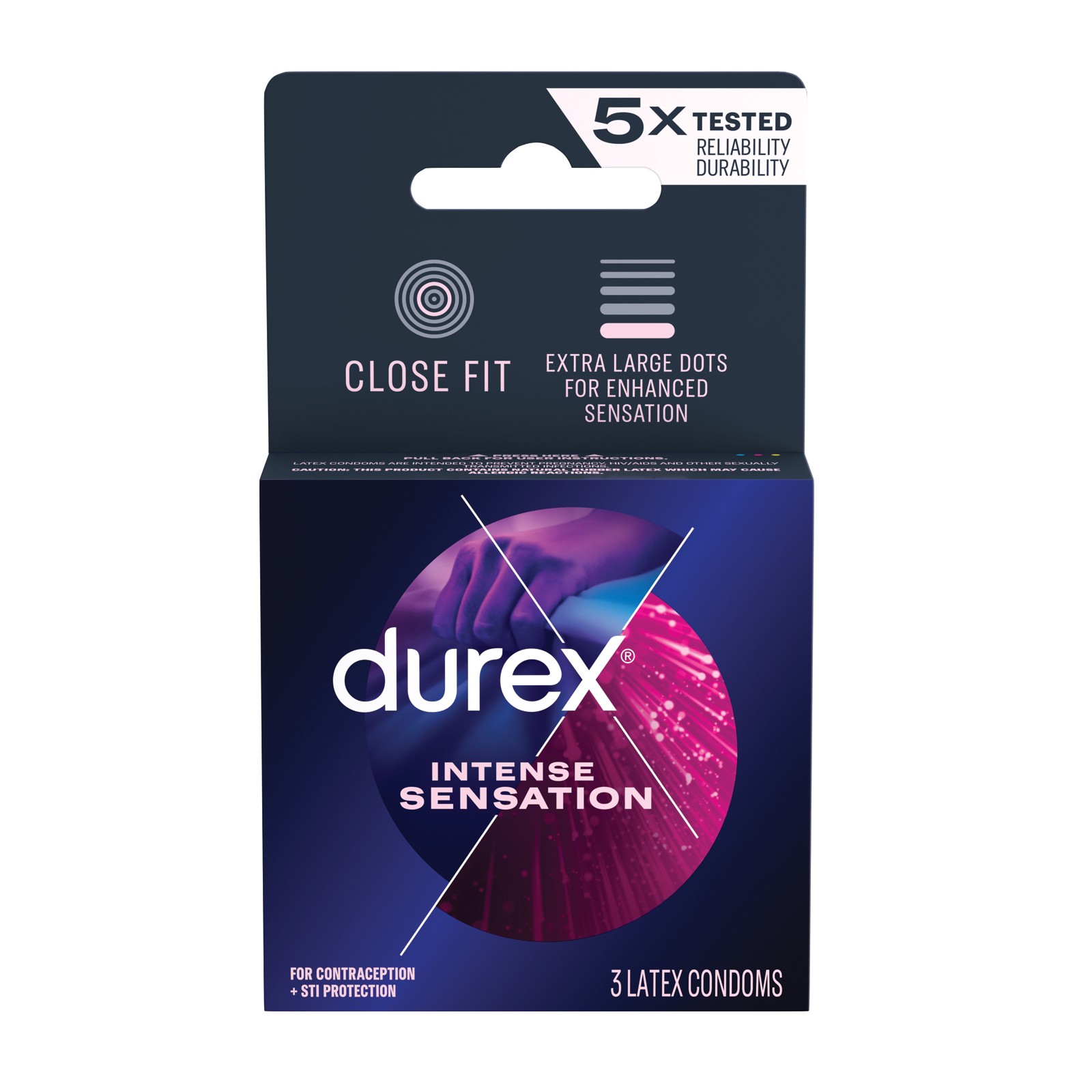 Durex Intense Sensation Condoms Box