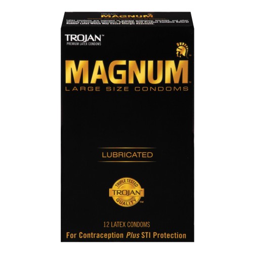 Condones Trojan Magnum Caja de 12