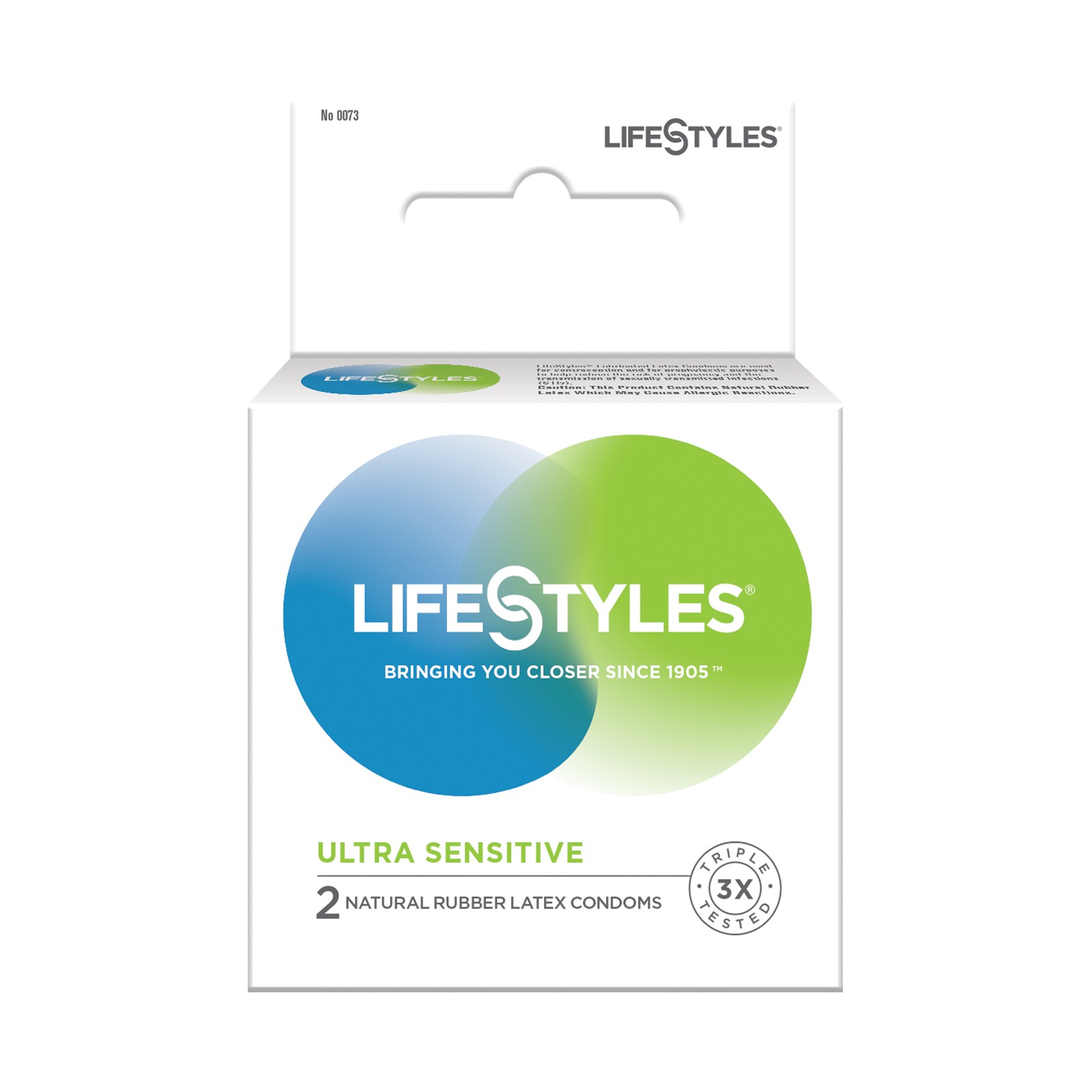 Lifestyles Ultra Sensitive Condoms - Box of 3