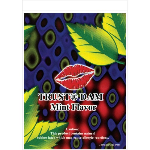 Trust Dam Latex Dental Dam Mint