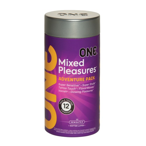 One Mixed Pleasures Condom Jar