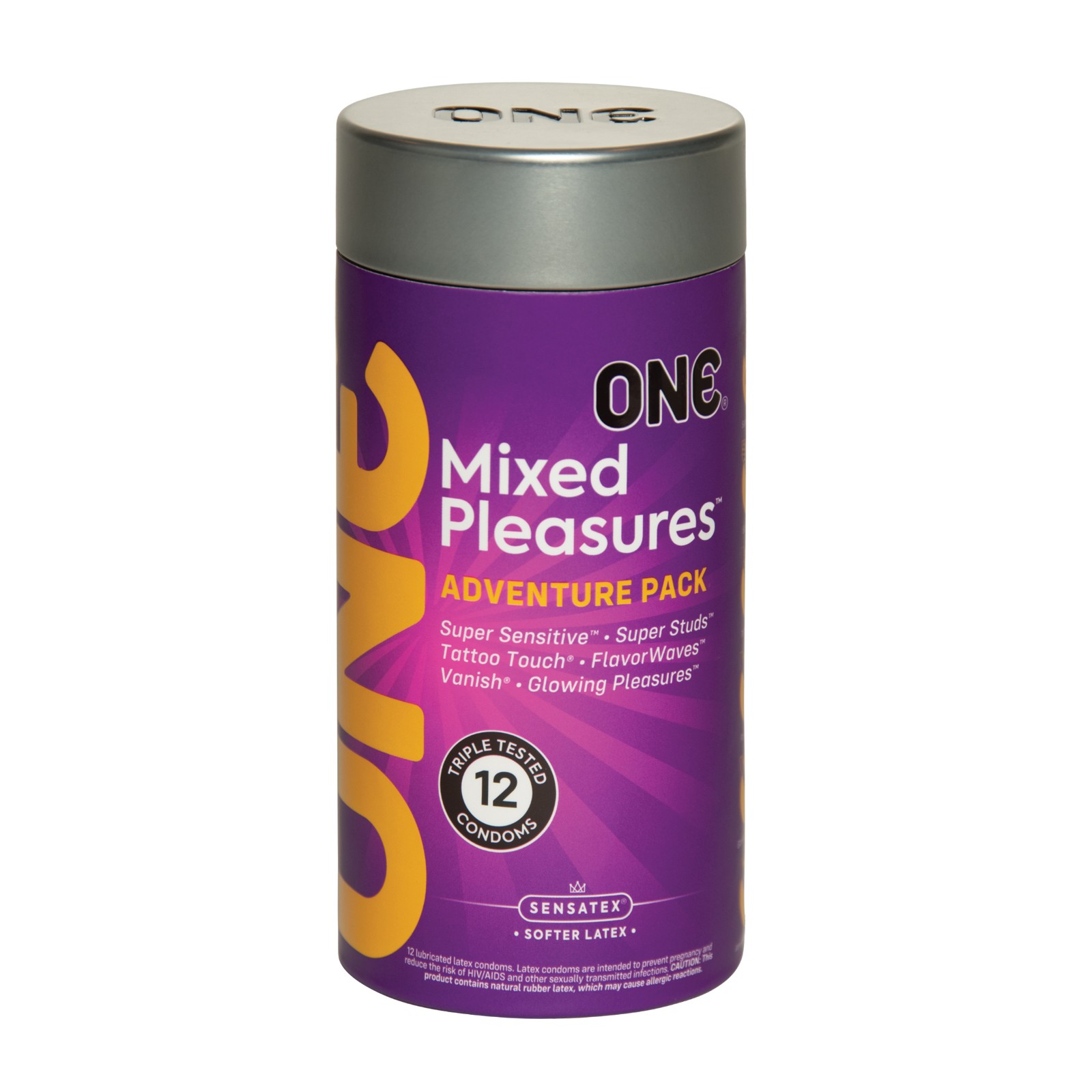 One Mixed Pleasures Condom Jar