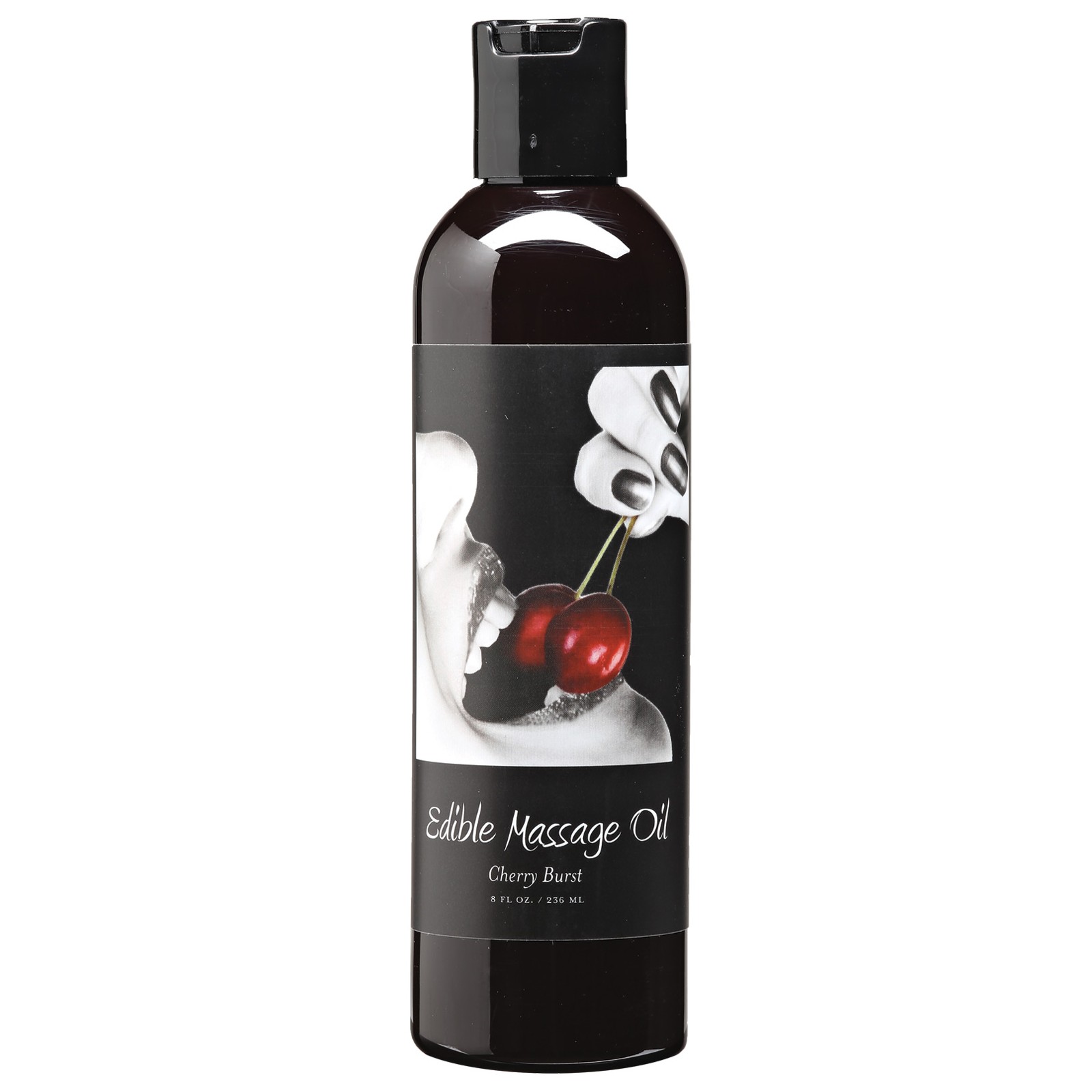 Edible Massage Oil Cherry Flavor 8 oz Natural Blend