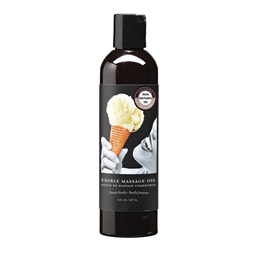 Vanilla Edible Massage Oil - 8 oz