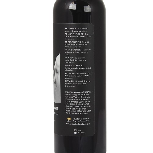 Vanilla Edible Massage Oil - 8 oz