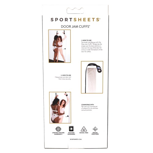 Sportsheets Door Jam Cuffs for Thrilling Bondage