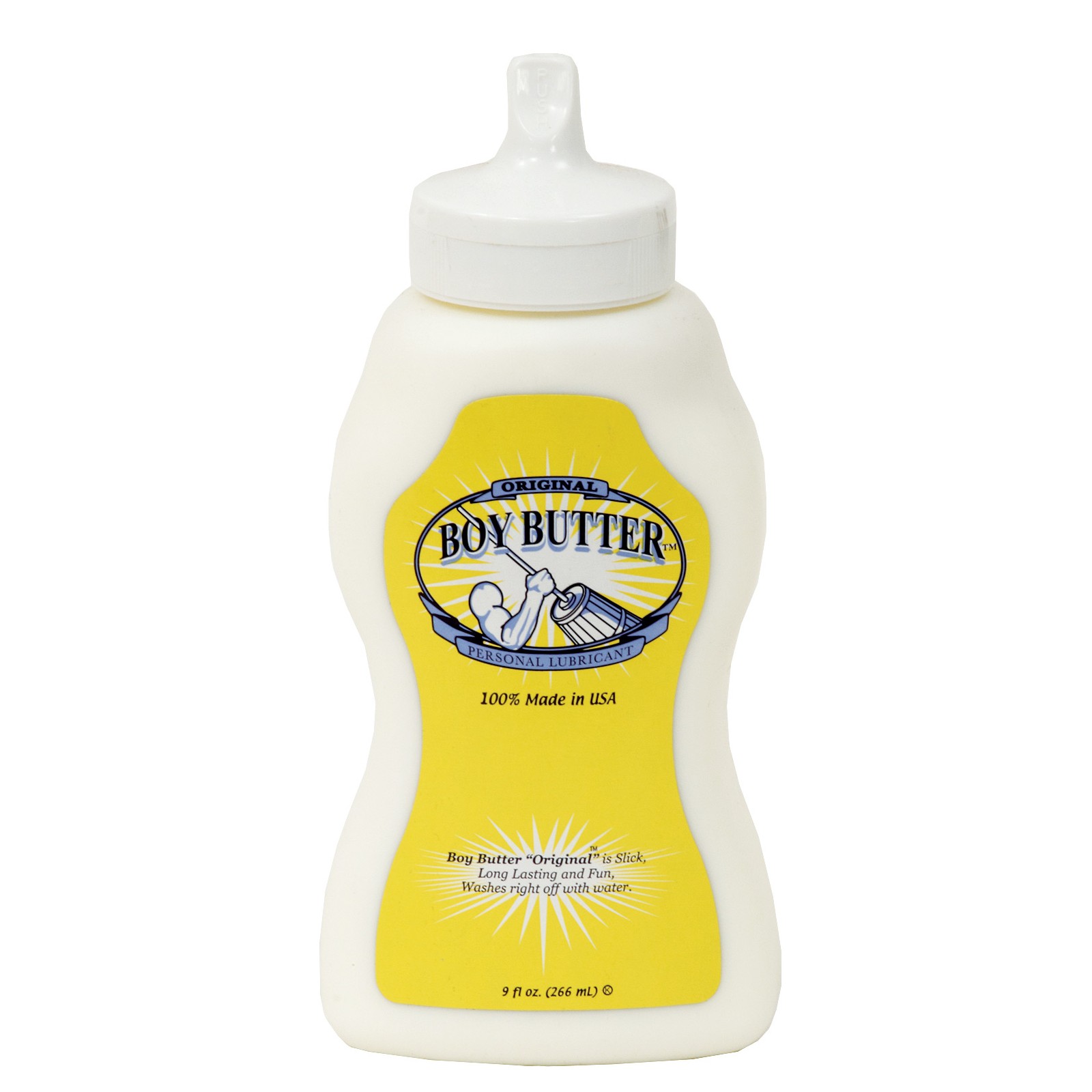 Boy Butter Churn Style - 9 oz Squeeze Bottle