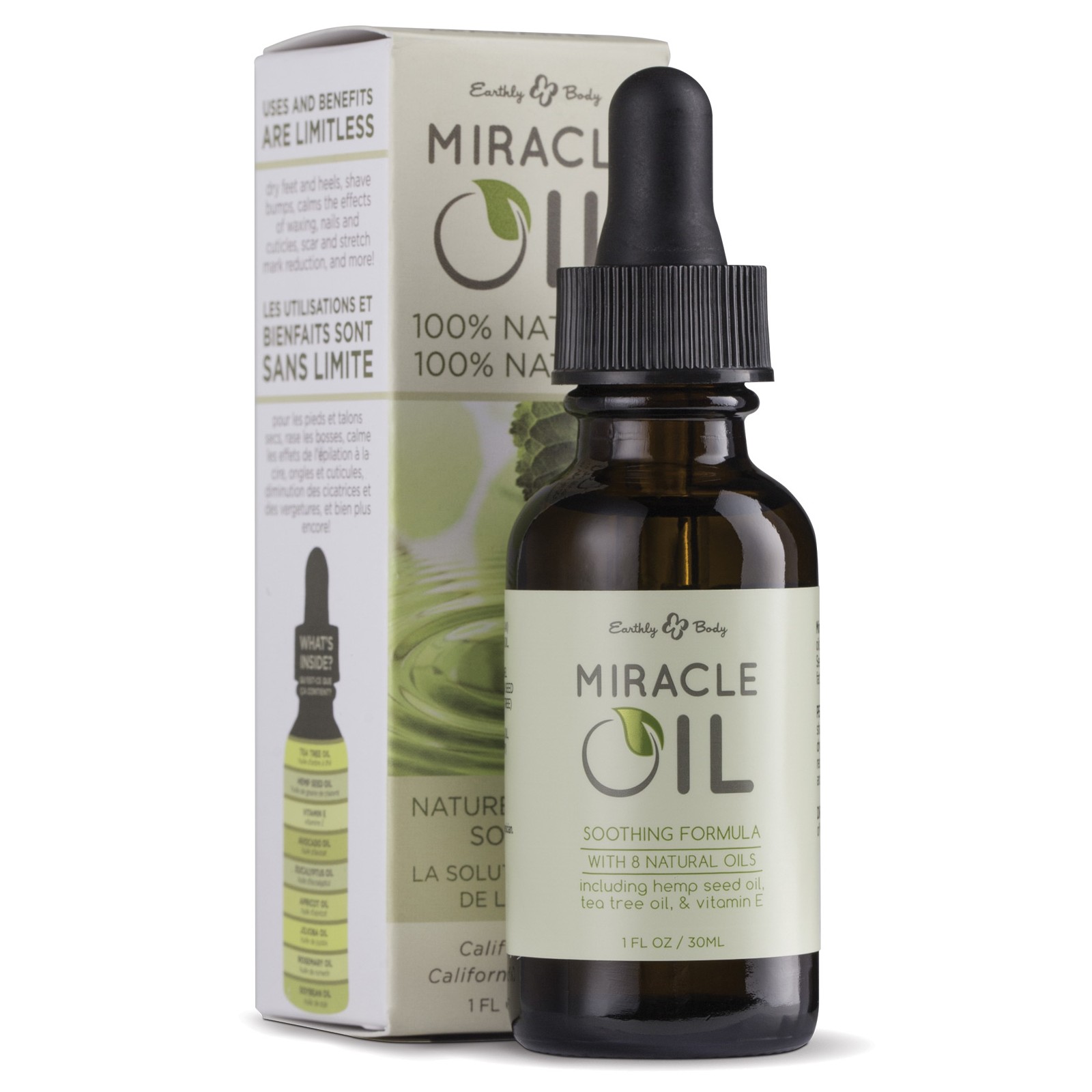 Earthly Body Hemp Miracle Oil - 1 oz