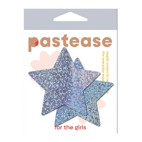 Pastease Premium Glitter Star - Plata O/S