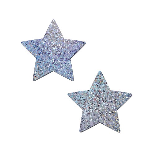 Pastease Premium Glitter Star - Silver O/S