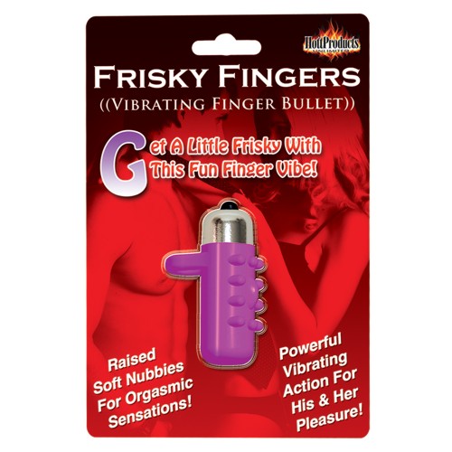 Frisky Fingers Aumentador de Dedos de Silicona Morado