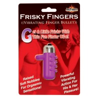 Frisky Fingers Aumentador de Dedos de Silicona Morado