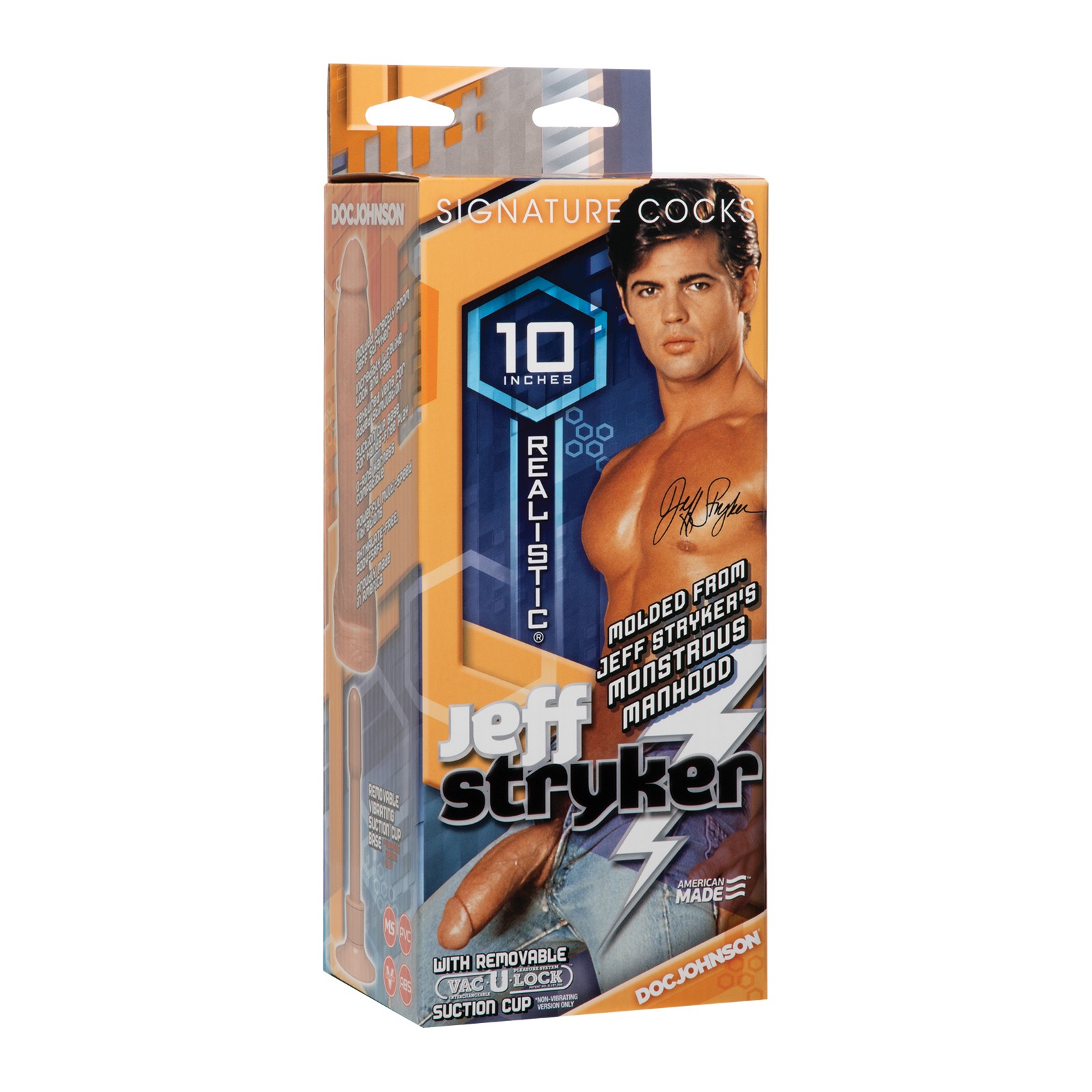 Pene Realista Jeff Stryker 10 Pulgadas Flesh