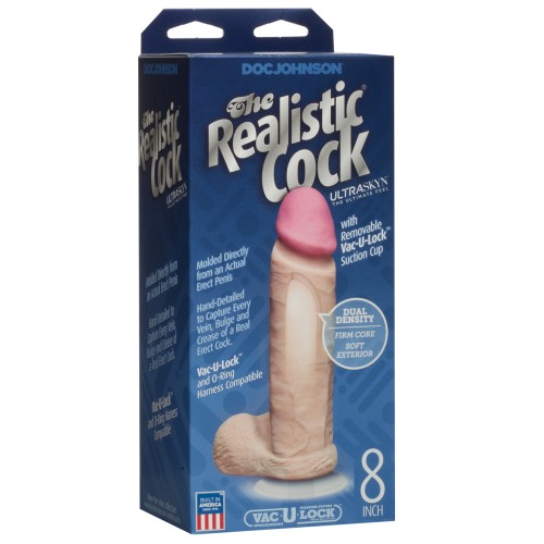 Realistic 8 inch Ultraskyn Cock with Balls