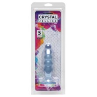 Doc Johnson Crystal Jellies 5 Pulgadas Anal Delight - Plug Seguro para el Cuerpo