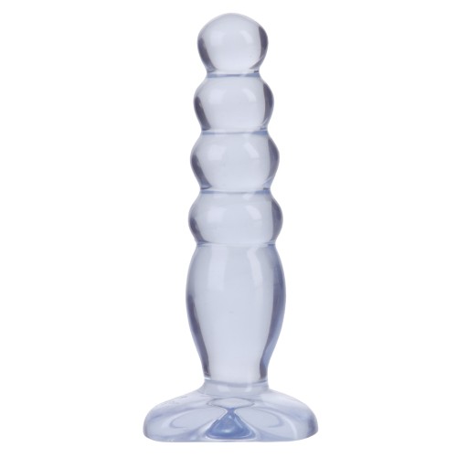 Doc Johnson Crystal Jellies 5 Pulgadas Anal Delight - Plug Seguro para el Cuerpo