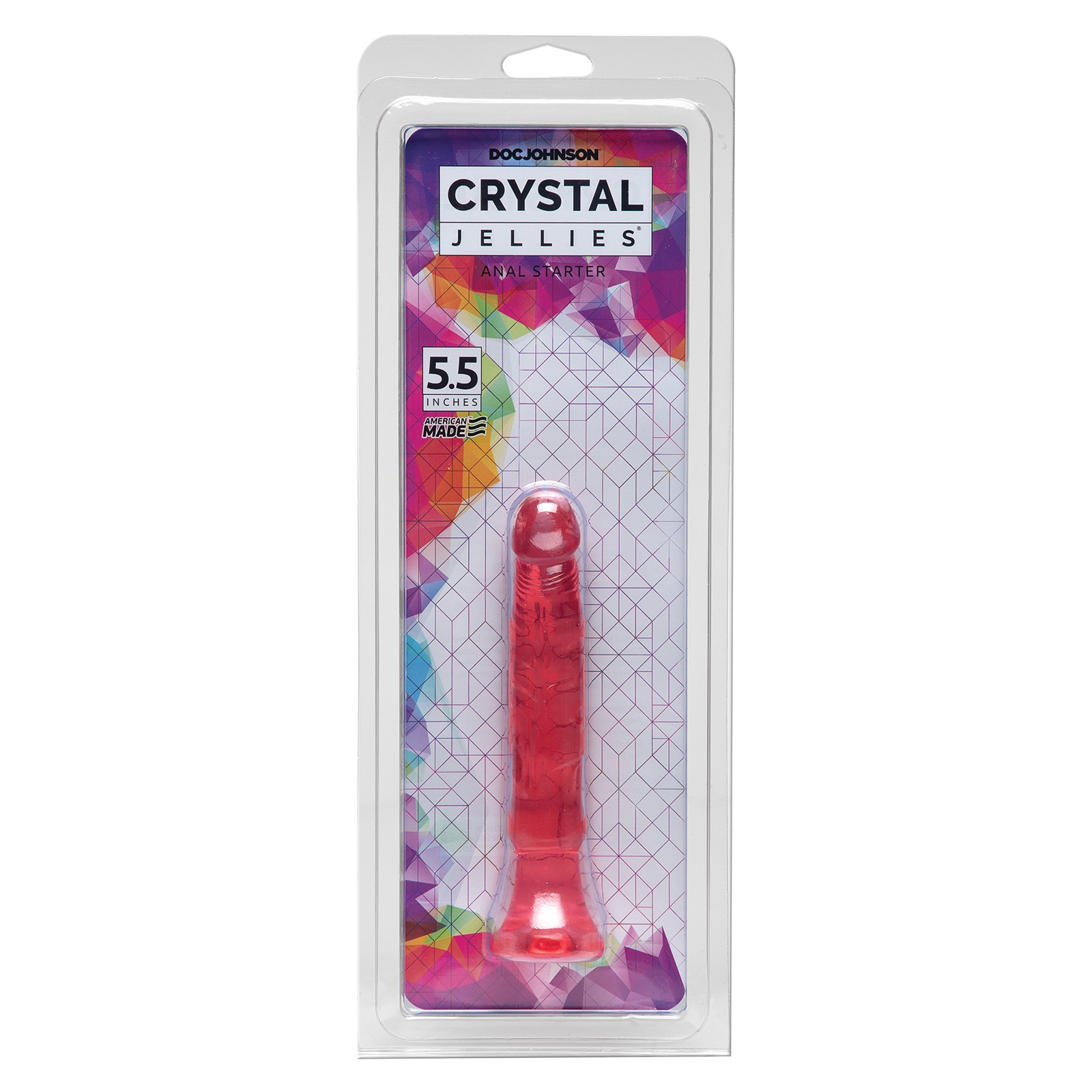 Crystal Jellies 5.5 Pulgadas Inicio Anal - Juguete Para Principiantes Rosa