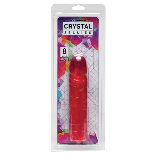 Crystal Jellies 8" Classic Dildo