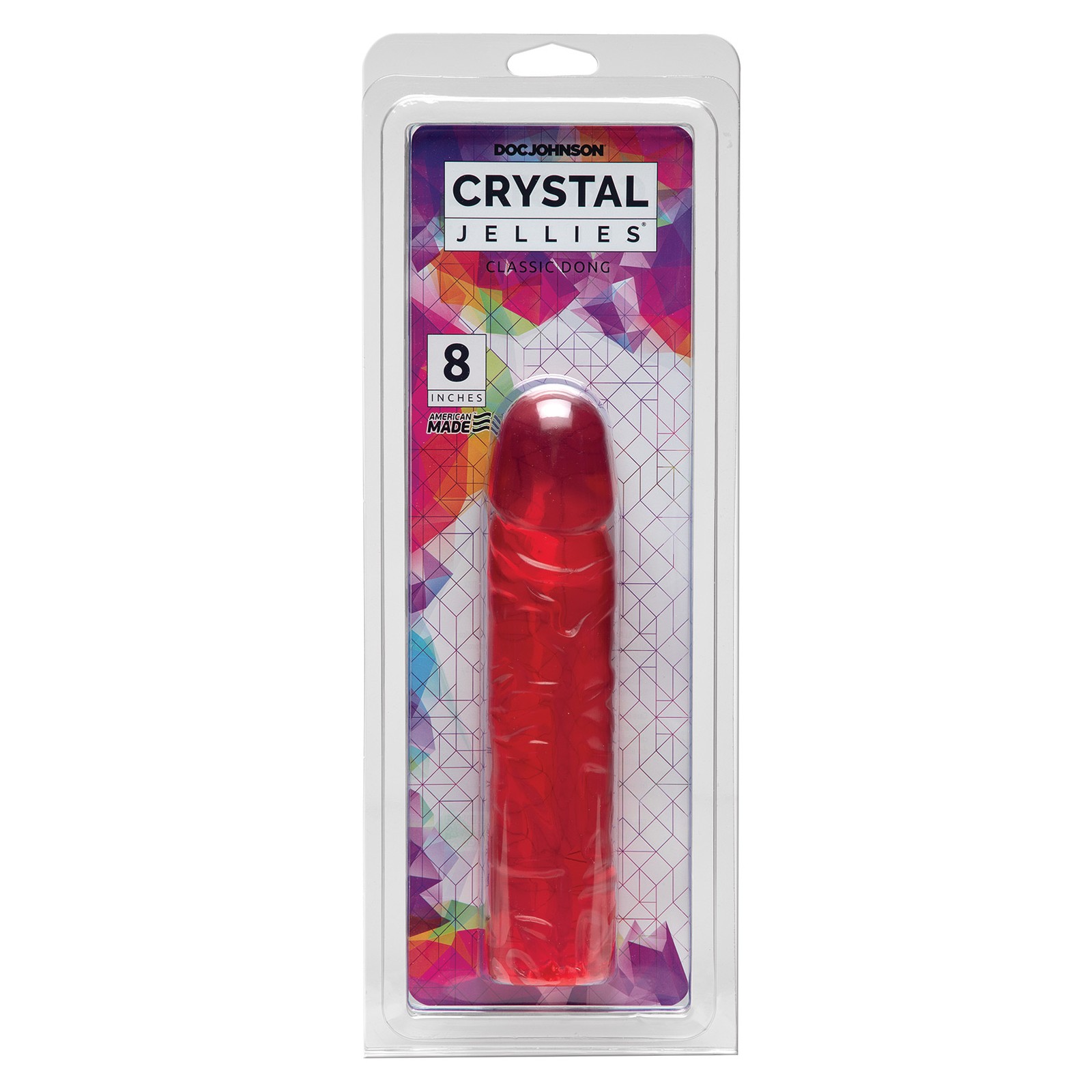 Crystal Jellies 8" Classic Dildo