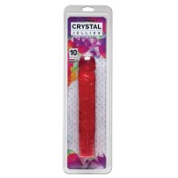 Crystal Jellies 10-Inch Dildo for Realistic Pleasure