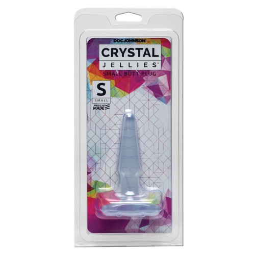 Small Clear Crystal Jellies Butt Plug for Beginners