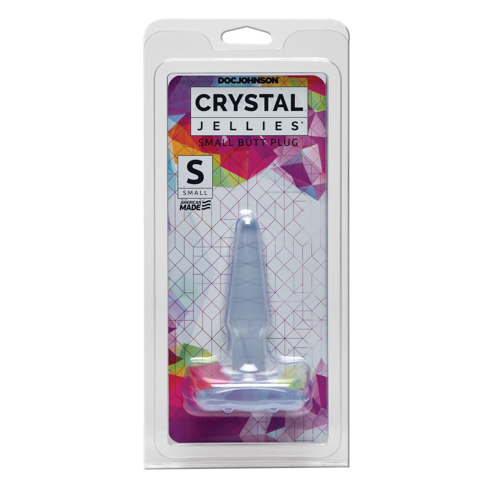 Small Clear Crystal Jellies Butt Plug for Beginners