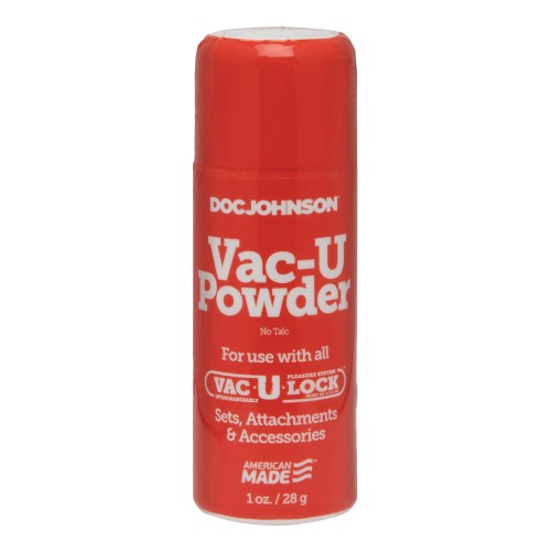 Vac-U-Lock Talc-Free Powder for Easy Attachment