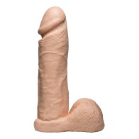 Vac-U-Lock 8 Inch Realistic Cock White