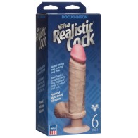 Vibrating 6" Realistic Cock - Flesh